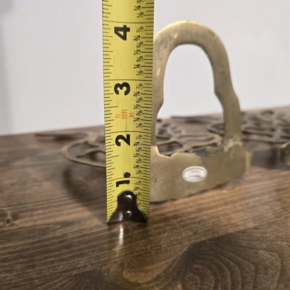 🤩Host Pick❤️Vintage Brass Swan Cut-Out Book Ends Made In Korea - Picture 11 of 13